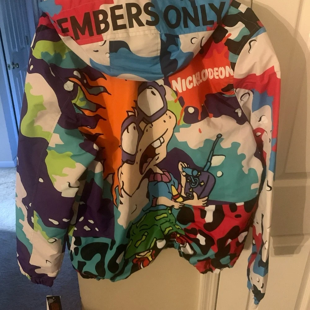 NWT members‎ only large sponge bob/hey Arnold jacket